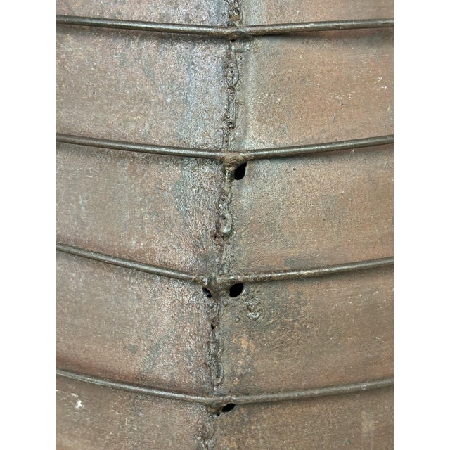 Hand Crafted Metal Skep / Beehive Form For Sale - Image 9 of 10