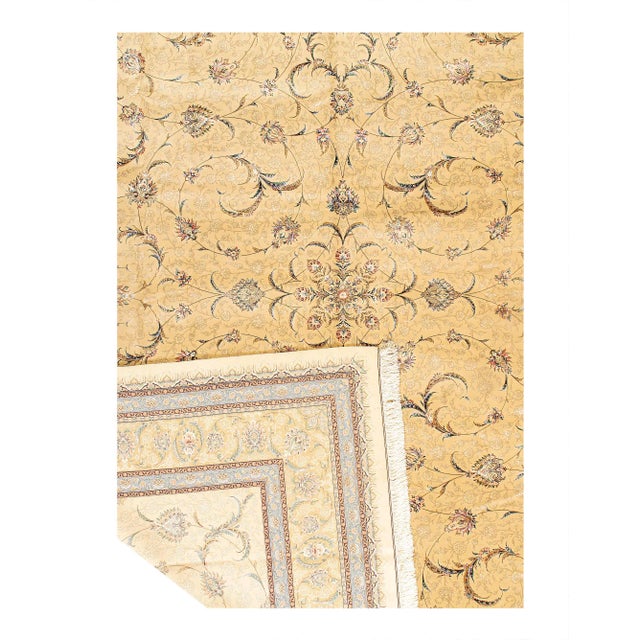 Traditional Pasargad DC Pasargad DC Exquisite Design Paris Palace Fine Power Loom V.Silk Rug For Sale - Image 3 of 3