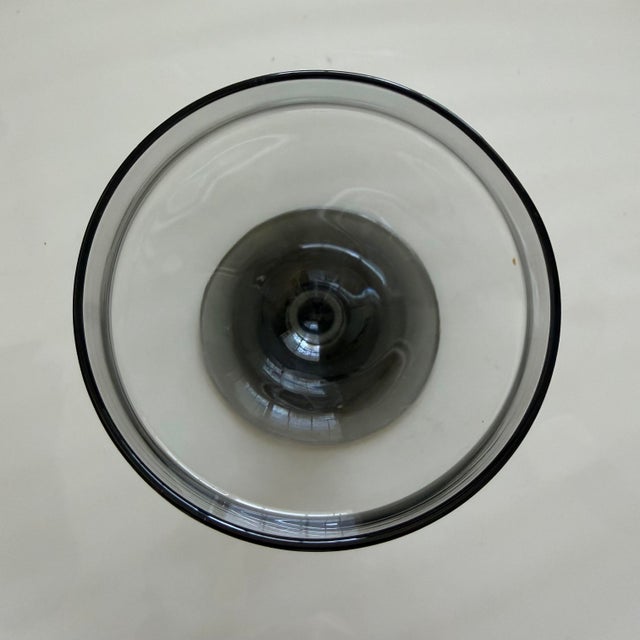 1970s Mid-Century Libbey Tawny Accent Coupe Glasses - Set of 7 For Sale In Jacksonville, FL - Image 6 of 7