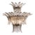 Mid-Century Modern Venetian Glass, Cristal’s Antico Leaf Chandelier by Barovier, Murano, Italy For Sale - Image 3 of 9