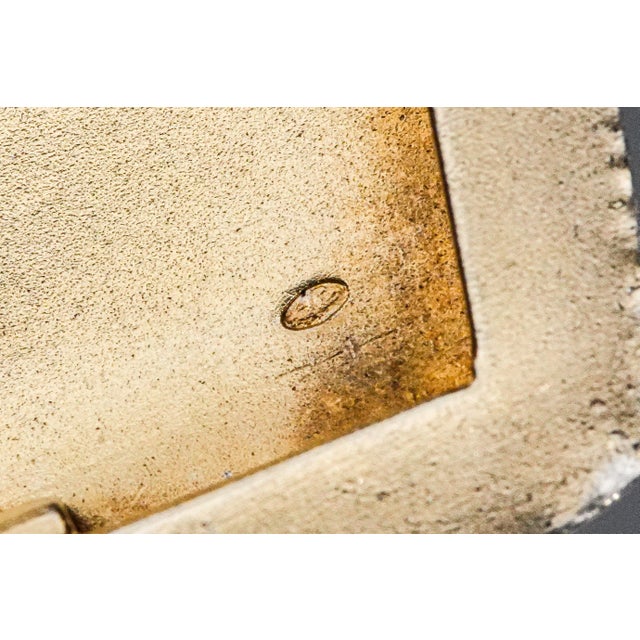Exceptional Antique French Sterling Silver Cigarette Case 18k Gold Inlaid Yellow & Rose Gold Engine Turned Luxury Tobacciana For Sale - Image 9 of 15