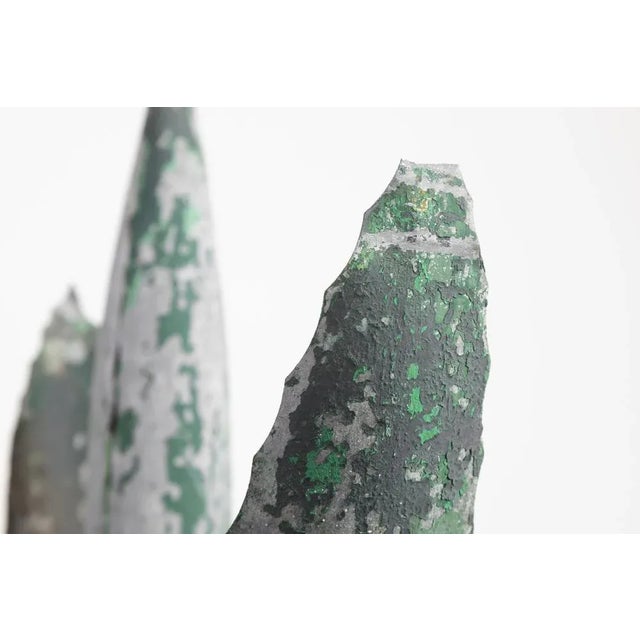 Gray Iron Agave Plant Sculpture, 18th Century For Sale - Image 8 of 10