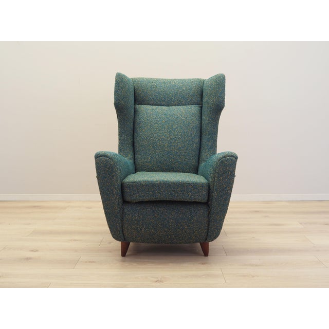 Italian Green Chair, 1970s For Sale - Image 3 of 14