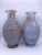 Contemporary Pair of Mid-Century Murano Blue Scavo Glass Amphora Vases. For Sale - Image 3 of 13