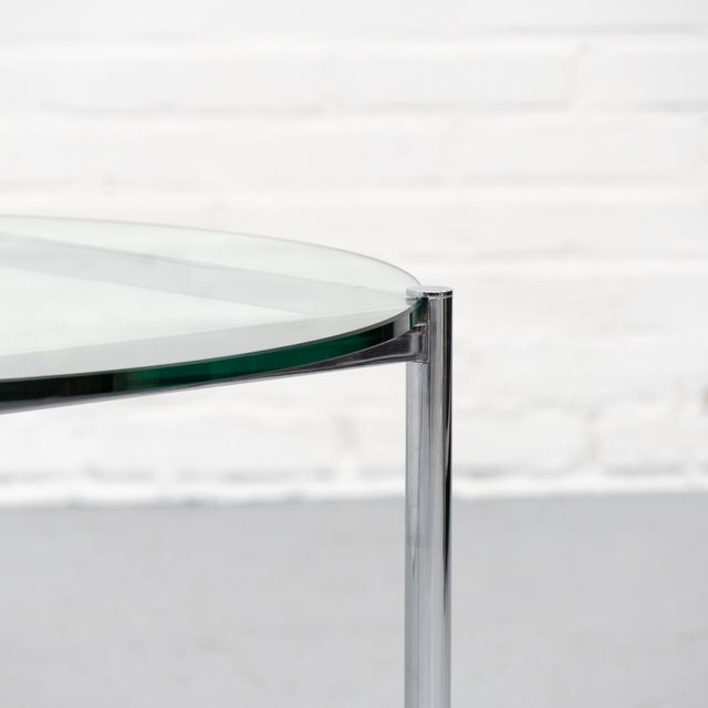 Metal MR Coffee Table by Mies van der Rohe for Knoll, 1980s For Sale - Image 7 of 12