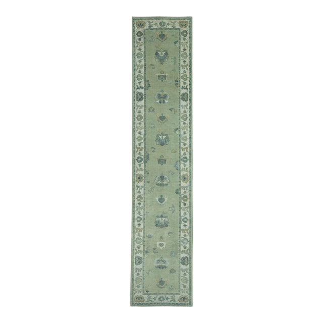 Turkish Oushak Rug 2'11" x 13'7" #19101 For Sale