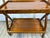 Vintage Cherry Wood Rolling Serving Cart, 1970s For Sale - Image 10 of 12