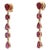 Early 21st Century 3.03 cts Natural ruby earrings in 14k gold For Sale - Image 5 of 18