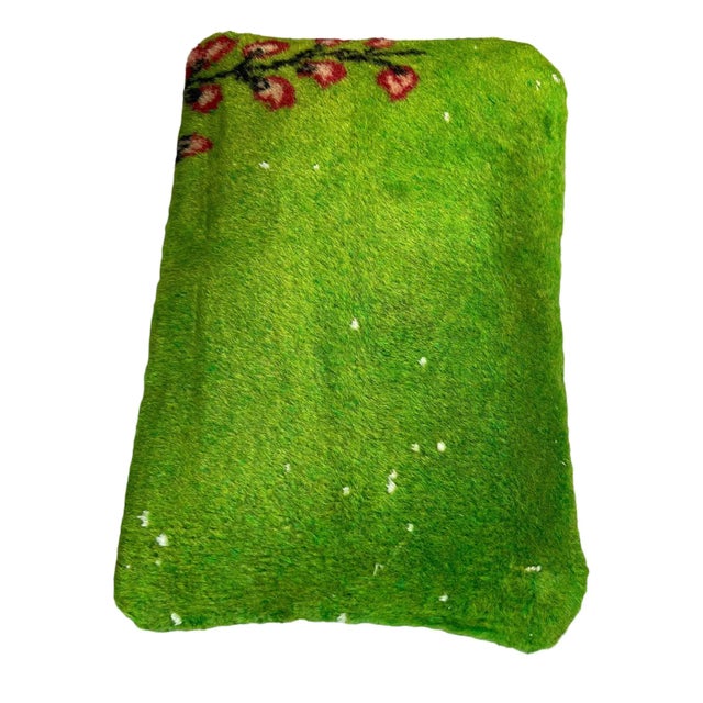 Textile Vintage Handmade Rug Cushion Cover For Sale - Image 7 of 11