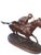 Figurative English Bronze Racehorse Sculpture Signed by Gill Parker 1984. For Sale - Image 3 of 8