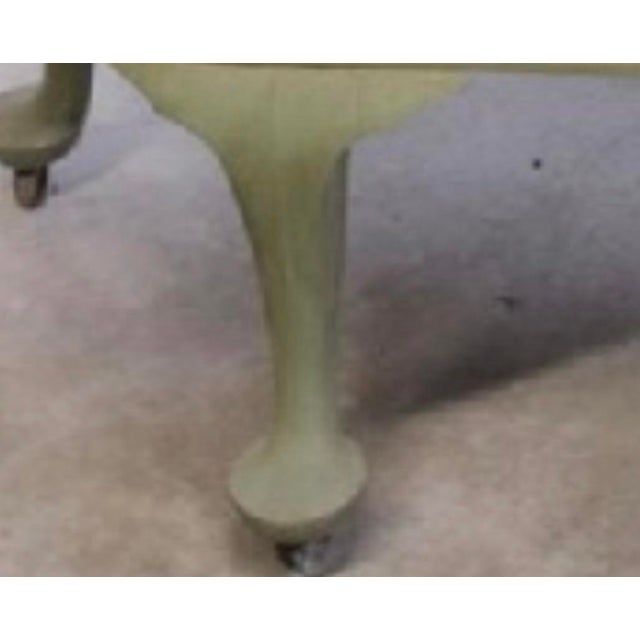 Antique Paine Furniture Co. Of Boston 1920’s Green Display Cabinet For Sale - Image 9 of 11