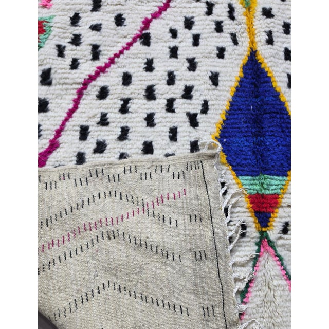 Modern Abstract Azilal Rug - 9.8 X 6.2 Ft For Sale In Cleveland - Image 6 of 8