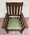 Antique American Arts & Crafts Mission Oak Rocking Chair For Sale - Image 4 of 9