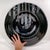 Black Late 20th Century David Garcia Postmodern Fused Art Glass Charger Display Bowl For Sale - Image 8 of 9
