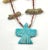Native American Mid 20th Century Attributed to Native American Pueblo Fetish Necklace With Turquoise Thunderbird Pendant For Sale - Image 3 of 3