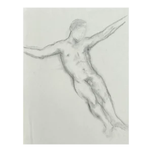 Ron Yrabedra Male Nude Drawing