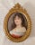 This marvelous miniature portrait is created in gorgeous porcelain and is hand-painted with a very lovely young lady with...
