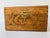 Vintage hand-carved Chinese hardwood keepsake box featuring deeply carved scenic panels on every side, traditional...