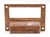 Pair of Vintage 3.125 In. Brass Bin Pulls With Label Slot For Sale - Image 4 of 6
