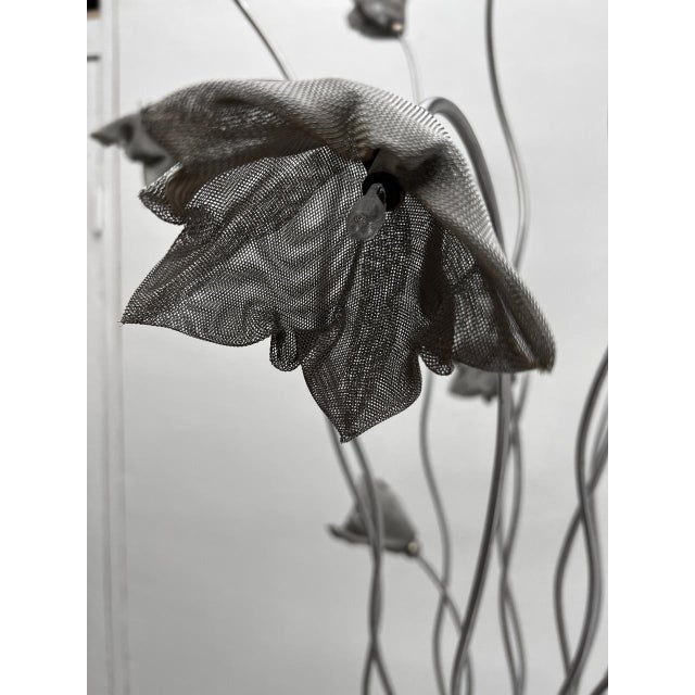Tree Breeze Floor Lamp with Mesh Flowers from Harco Loor, 1990s For Sale - Image 14 of 18