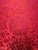 1990s 4 1/2 Yards of Red Silk Damask Fabric For Sale - Image 5 of 6