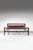 Bed model L108 designed by Eugenio Gerli and produced by Tecno in 1967. The frame is made of solid walnut. Bibl.: Giuliana...