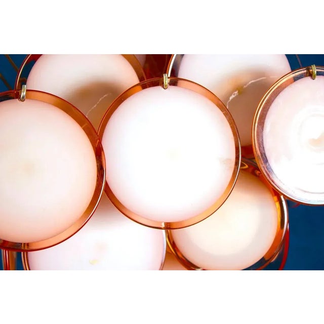 1970s Murano Disc Chandelier from Vistosi, 1970s For Sale - Image 5 of 12