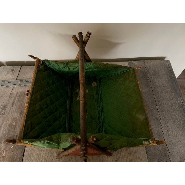 Small Lacquered Sewing Box, 1890s For Sale - Image 6 of 9