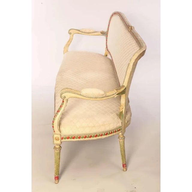 18th Century North Italian Painted Sofa For Sale - Image 6 of 9