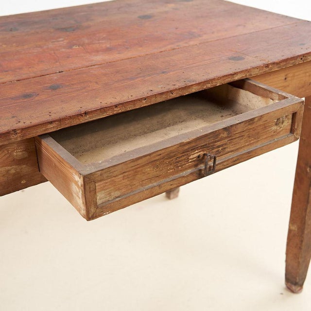 Early 20th Century Rustic Kitchen Table For Sale - Image 4 of 7