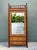 Wood Vintage Tortoise Bamboo Mirror Front Armoire For Sale - Image 7 of 12