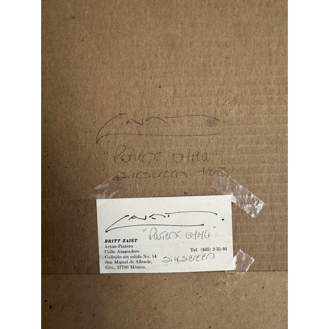 Paint Minimalist Dog Line Drawing Silkscreen Print – Framed Black & White Canine Illustration, Signed & Numbered For Sale - Image 7 of 8