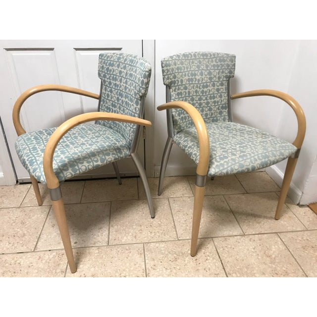 1990s 1990s Postmodern Italian Style Chairs - a Pair For Sale - Image 5 of 12