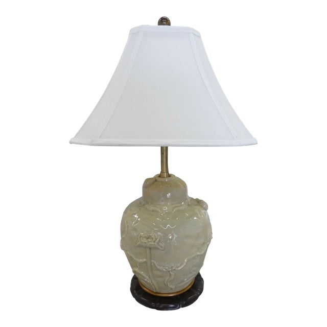 Marbro Oriental Inspired Ceramic Table Lamp For Sale
