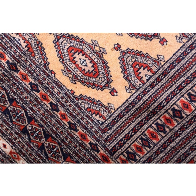 Pakistani Karachi Rug in Wool and Cotton For Sale - Image 3 of 7