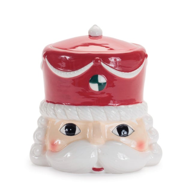 Kenneth Ludwig Chicago Ceramic Nutcracker Canister (Set of 2) For Sale - Image 4 of 7