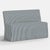Spritely Home Slipcover for Stoffer Home x Cloth & Company for Lindy Slipcover Dining Banquette in Jane Stripe Denim For Sale - Image 4 of 7