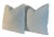 This pair of pillows feature Manuel Canovas “Gloria Neige” Boucle on both sides. Tapered corners to prevent dog ears,...
