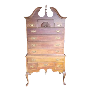 1950s Vintage American Highboy Chest on Chest
