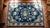 Navy Blue 1800s Blue Navy Medallion Foo Dog Antique Chinese Ningxia Rug 4'10" X 6'9" Handknotted Wool Carpet For Sale - Image 8 of 8
