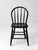 Farmhouse Vintage Black Painted Windsor Spindle Back Chair For Sale - Image 3 of 14