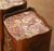 Wood Pair of Mid-Century French Louis XV Walnut Marquetry Marble-Top Nightstands For Sale - Image 7 of 13