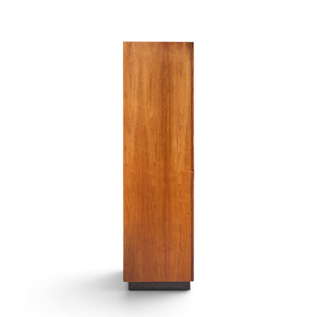 Mid 20th Century Richard Thompson for Glenn of California Mid Century Walnut Cabinet Armoire For Sale - Image 5 of 6