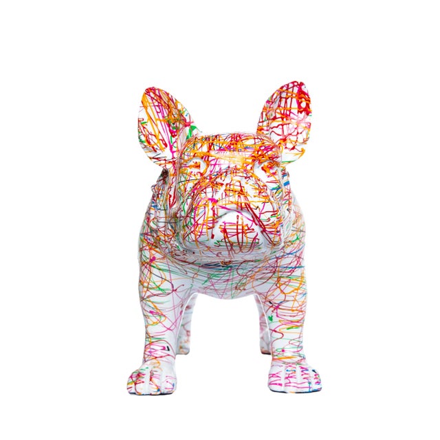 2020s Interior Illusions Plus Expressionist Standing Bulldog - 14" Long For Sale - Image 5 of 5