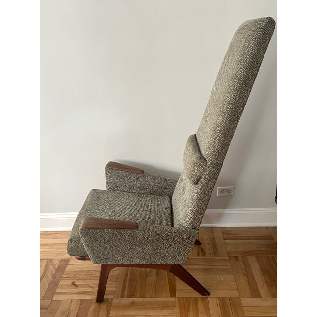Mid-Century Modern 1960s Mid-Century Modern Slim Jim Chair Attributed to Adrian Pearsall For Sale - Image 3 of 9