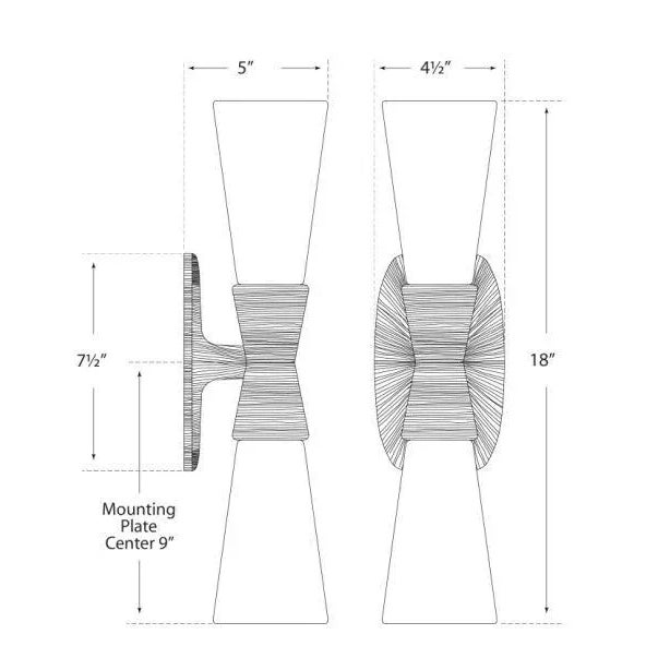Modern Kelly Wearstler for Visual Comfort Signature Utopia Small Double Bath Sconce in Gild with White Glass For Sale - Image 3 of 3