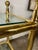Vintage Brass and Glass Serving Trolley or Bar Cart Italy For Sale - Image 9 of 11