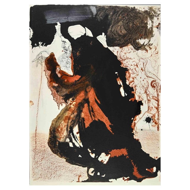 Salvador Dali, Trulla Caementarii in Manu Domini, Lithograph, 1964 For Sale