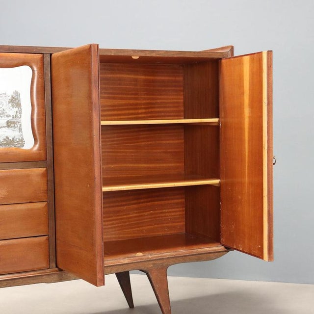 Wood 1950s-1960s Sideboard For Sale - Image 7 of 14