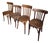 Vintage French Bistro Chairs by Mahieu & Guillaume, 1930s, Set of 4 For Sale